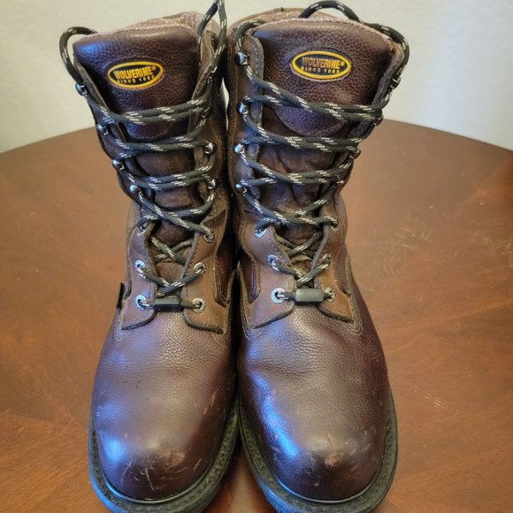Men's Wolverine 8" Fusion Steel Toe Internal Meta Guard Work Boot W01664 Size 10 - Picture 2 of 11